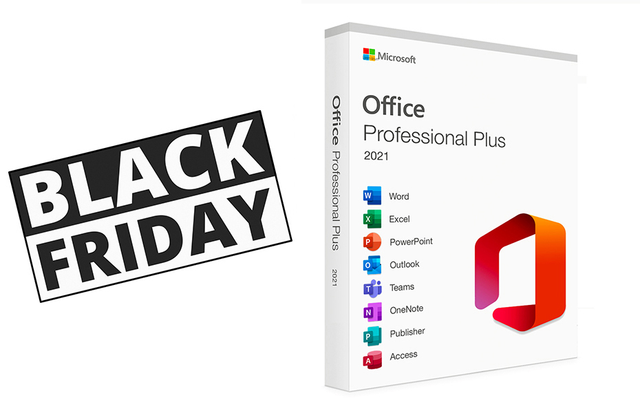 BLACK FRIDAY! 29,9€ από 450€ για Αυθεντικό Microsoft Office Professional Plus 2021 for PC (Word-Excel-Powerpoint-OneNote-Outlook-Publisher-Access-Skype)